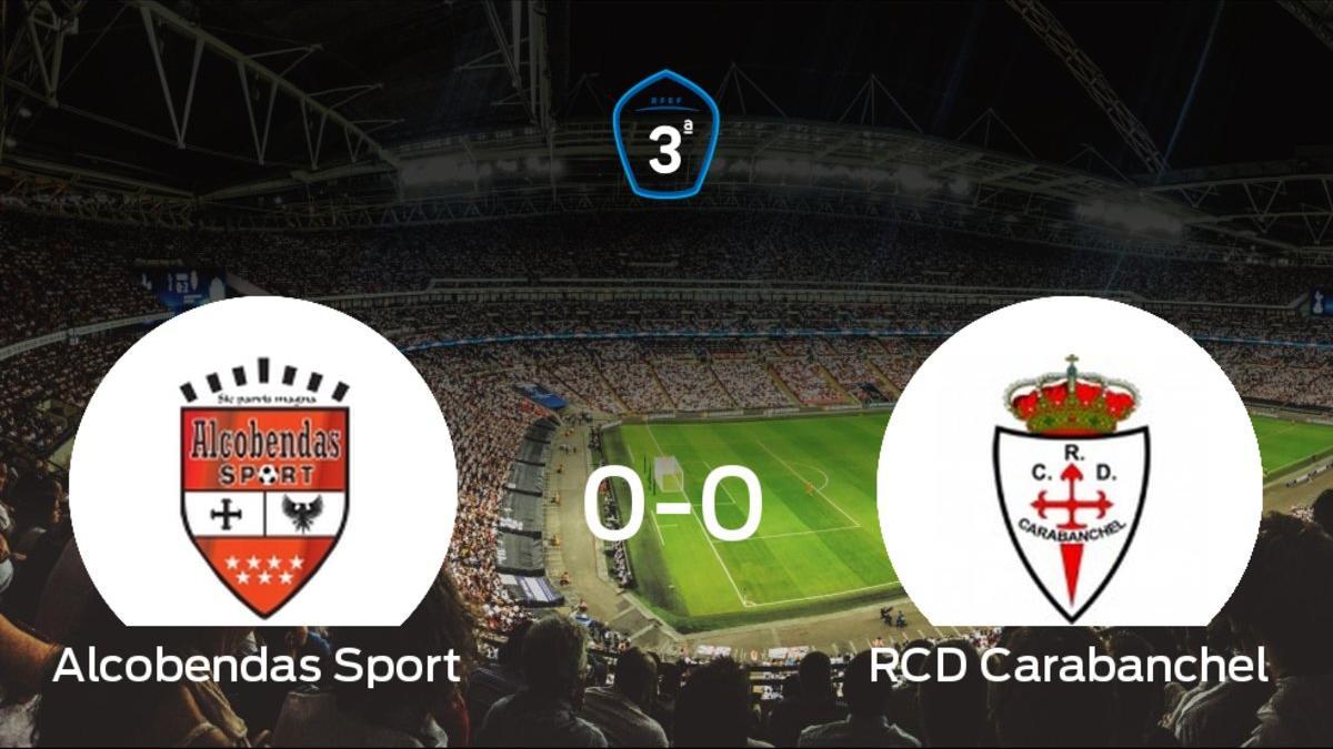 Empate (0-0) entre el Alcobendas Sport y el RCarabanchel