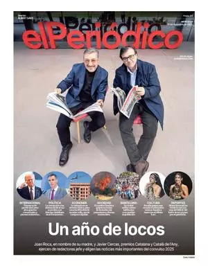 La portada de EL PERIÓDICO del 31 de diciembre de 2025