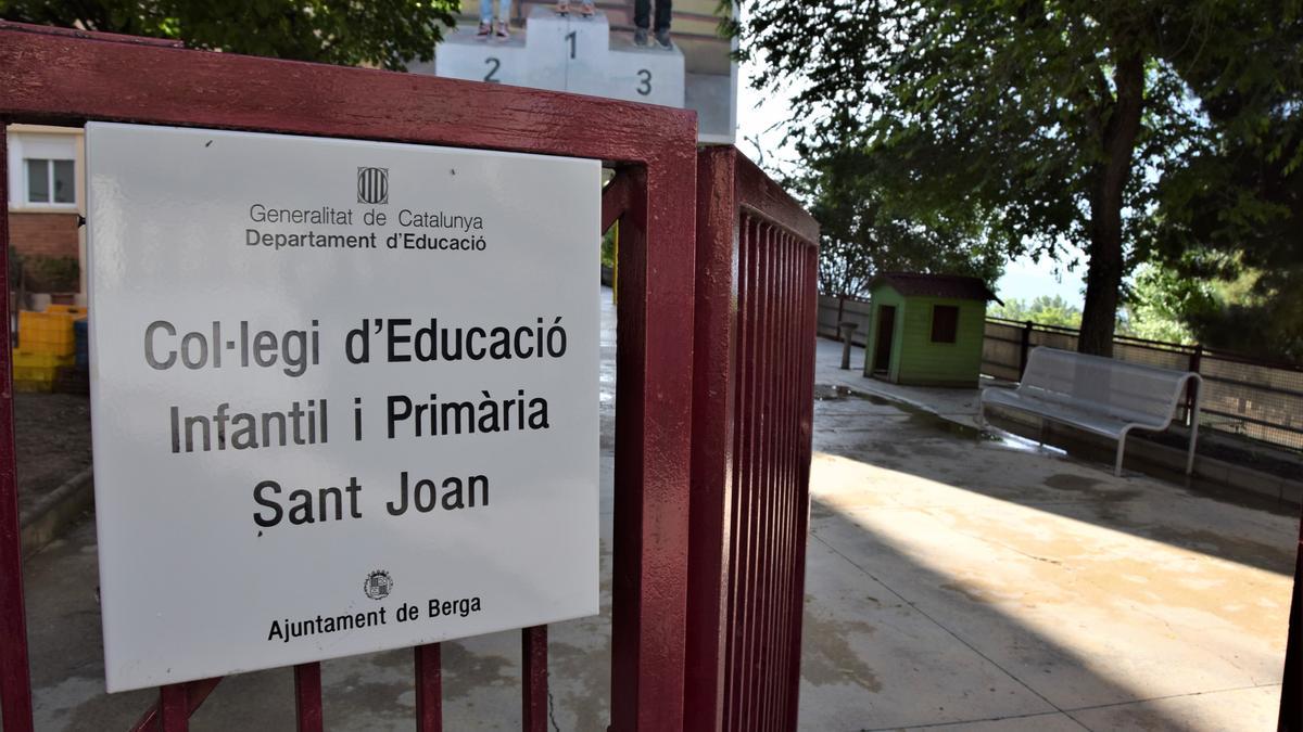 Els pares no volen que la nena comenci un nou curs a l'escola Sant Joan de Berga