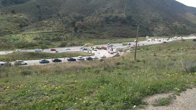Accidente en Carratraca: Un motorista fallecido y tres heridos tras una colisión en la A-357