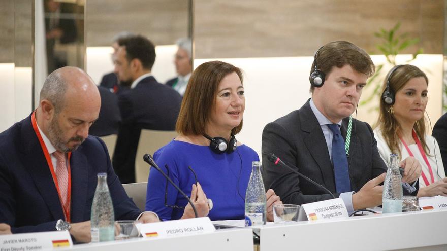 Francina Armengol cita a Damià Huguet y Maria Antònia Salvà en la cumbre de presidentes de Parlamentos de la UE