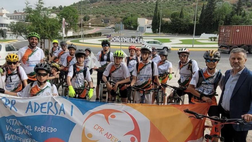 El Reto Solidario ‘Hoy pedaleo por ti’ concluye en Lucena.