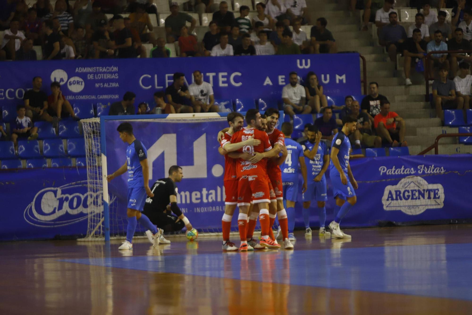 Primer partido del Alzira FS en la máxima categoría en el Palau d'Esports ante el Cartagena