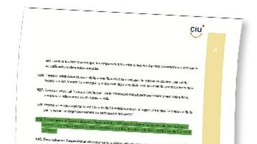 CiU es comprometia en el seu programa electoral a no crear cap tribut al turisme