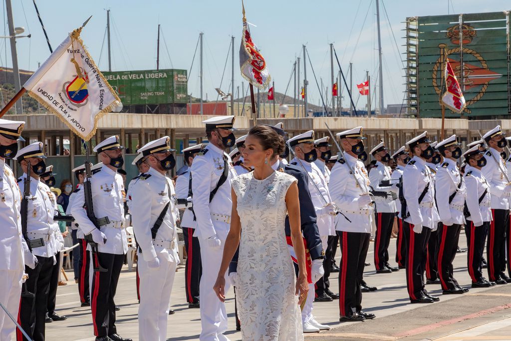 Así ha sido la visita de la reina Letizia a Cartagena