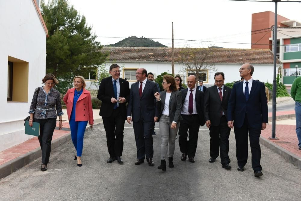 Reunión de Ximo Puig y Pedro Antonio Sánchez en Murcia