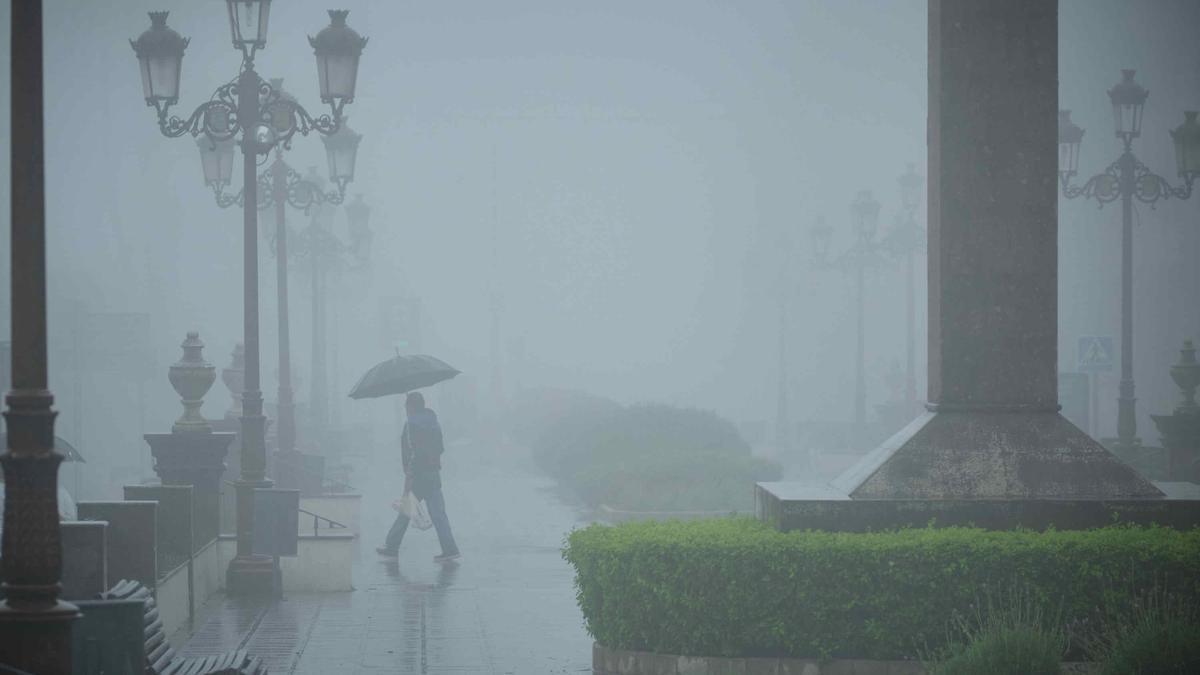 Imagen de archivo de una tormenta en Tenerife.