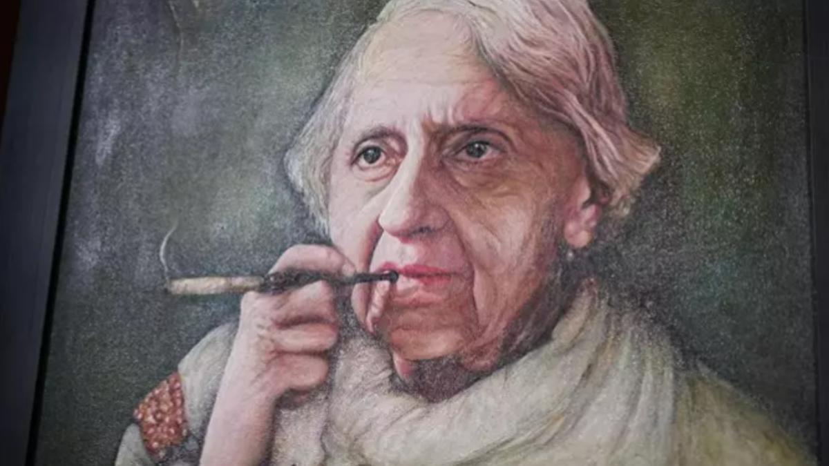 El retrato de la ensayista María Zambrano realizado por el pintos Luis Moro y el cual se une la Galería del Ateneo de Madrid.