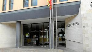 Imagen exterior de los juzgados de Palma de Mallorca. 