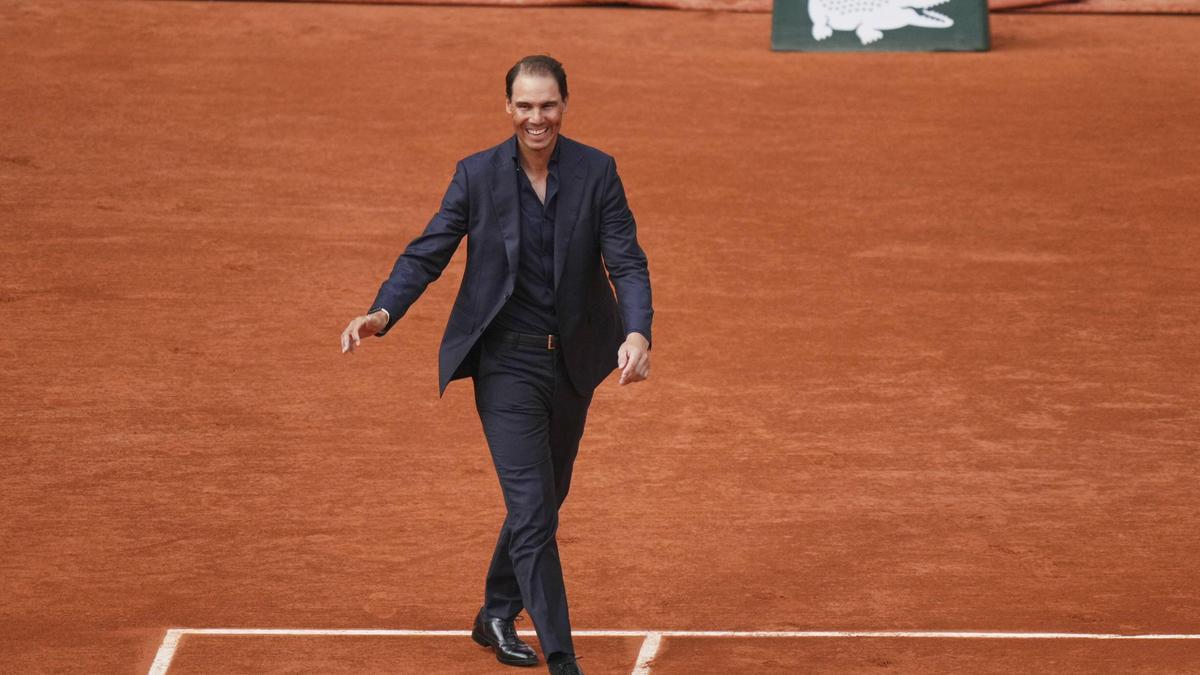 FOTOS | Roland Garros homenajea a Rafa Nadal