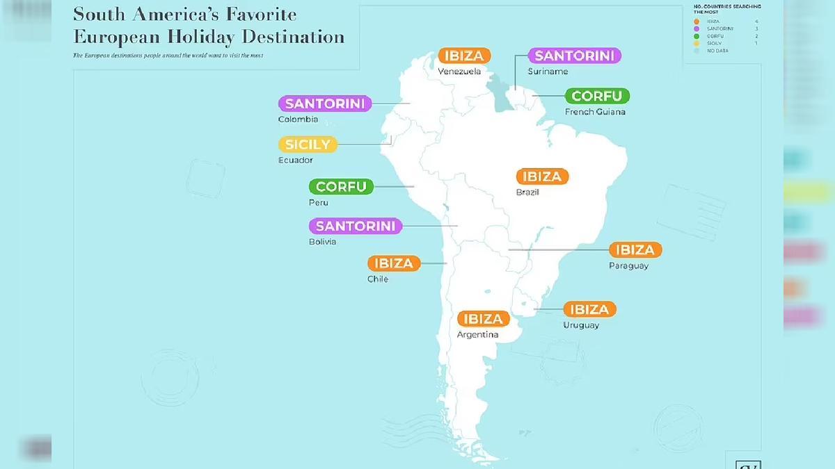 Europeos Los destinos europeos más buscados en todo el mundo