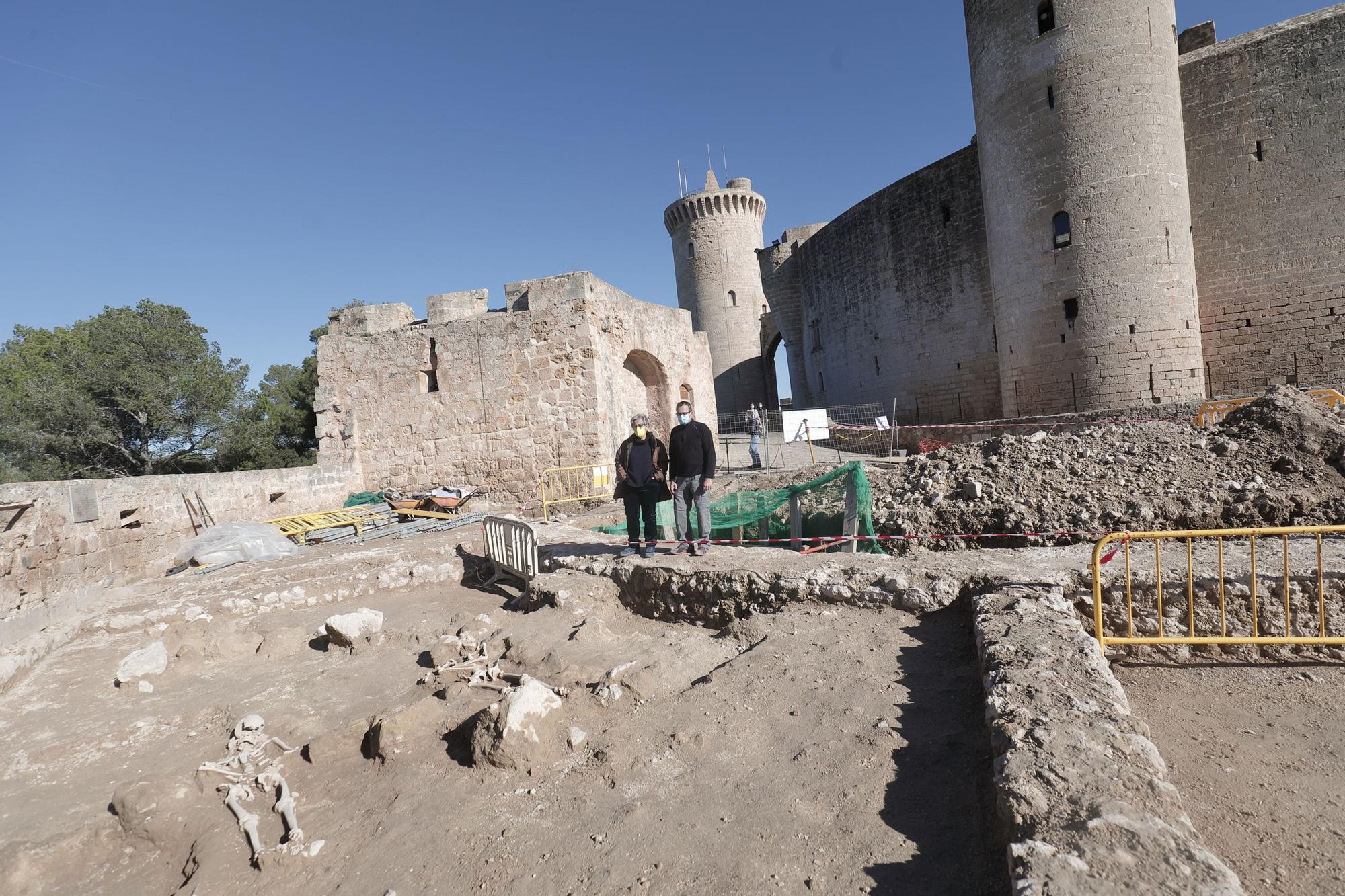 Hallan dos cuerpos de la guerra de Independencia en unas obras en Palma