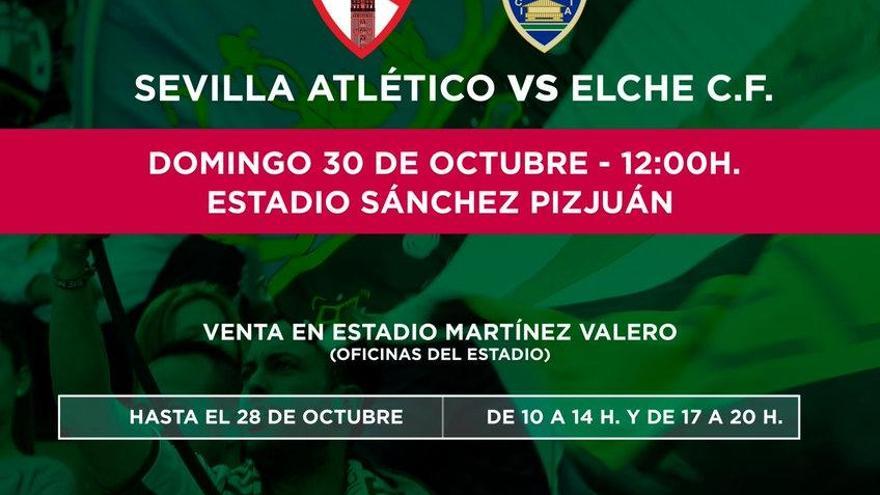 Cartel anunciador del viaje a Sevilla