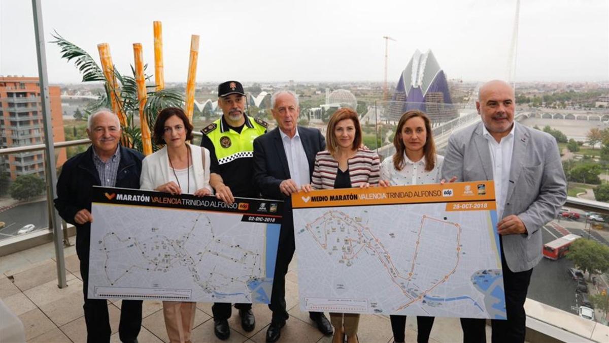 El Medio Maratón y Maratón Valencia Trinidad Alfonso EDP han presentado sus nuevos recorridos