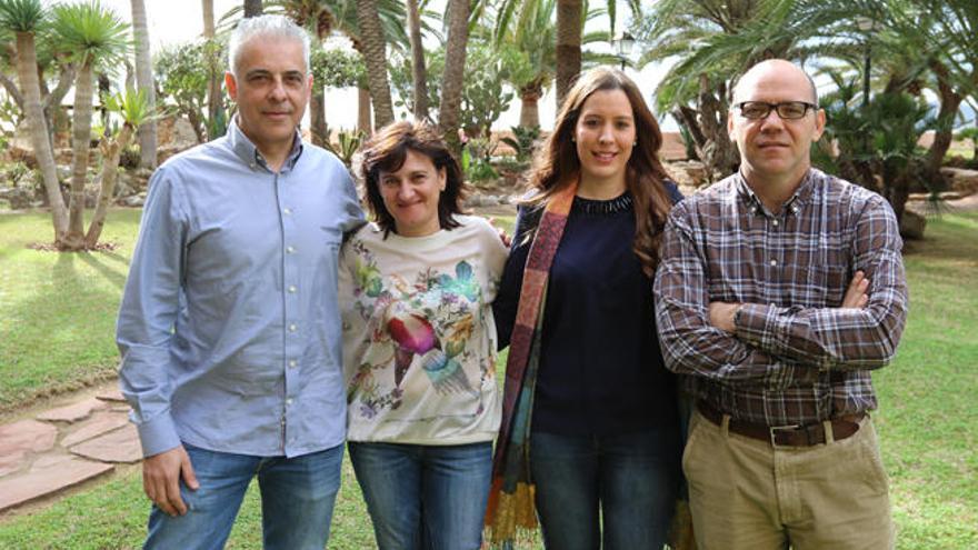 Eduardo Escudero, Amelia Martínez, Ascensión Navarro y Miguel Agudo.