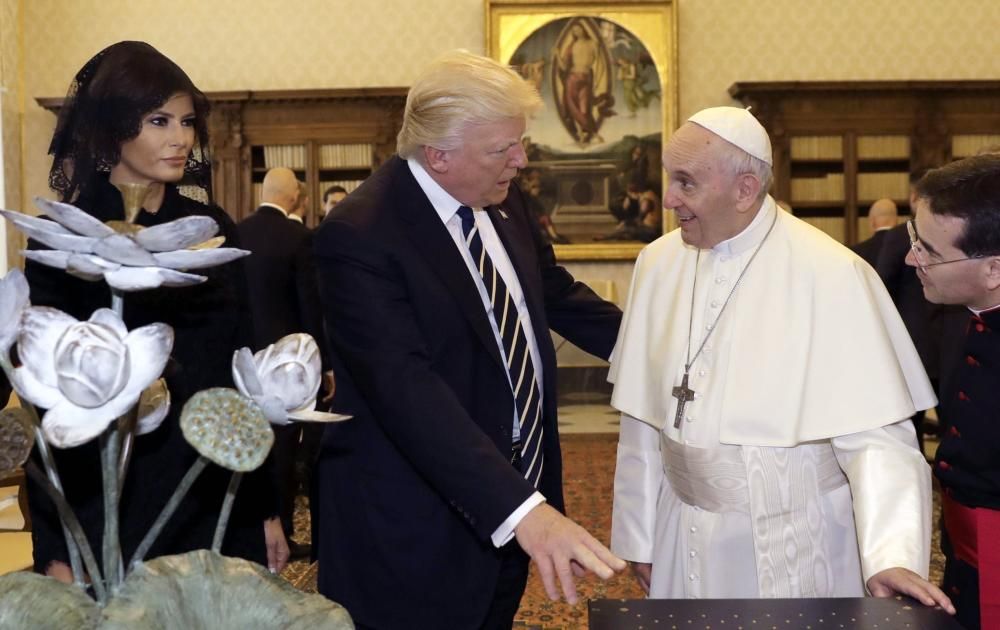 Encuentro de Trump y el Papa en el Vaticano