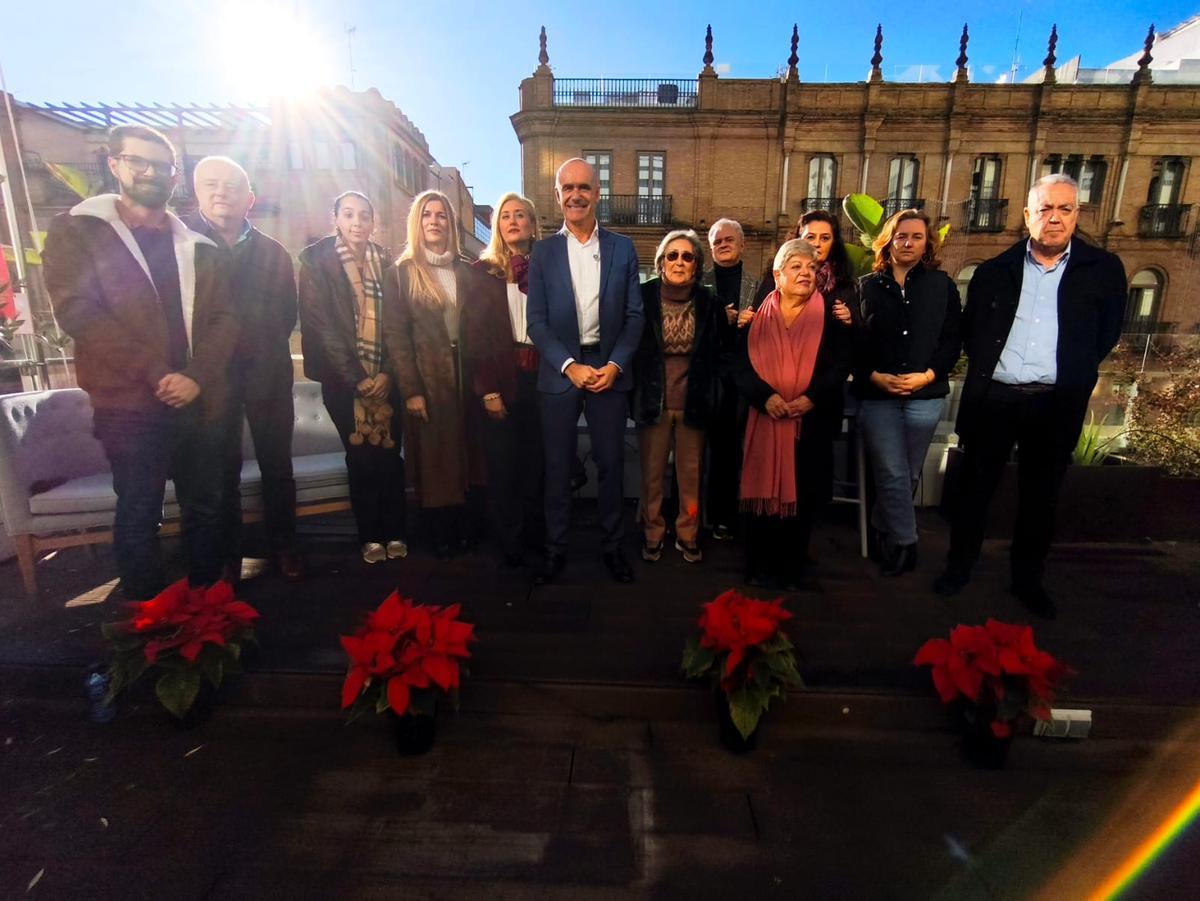 El portavoz socialista Antonio Muñoz, en el balance del año sobre el 2025 del alcalde, José Luis Sanz