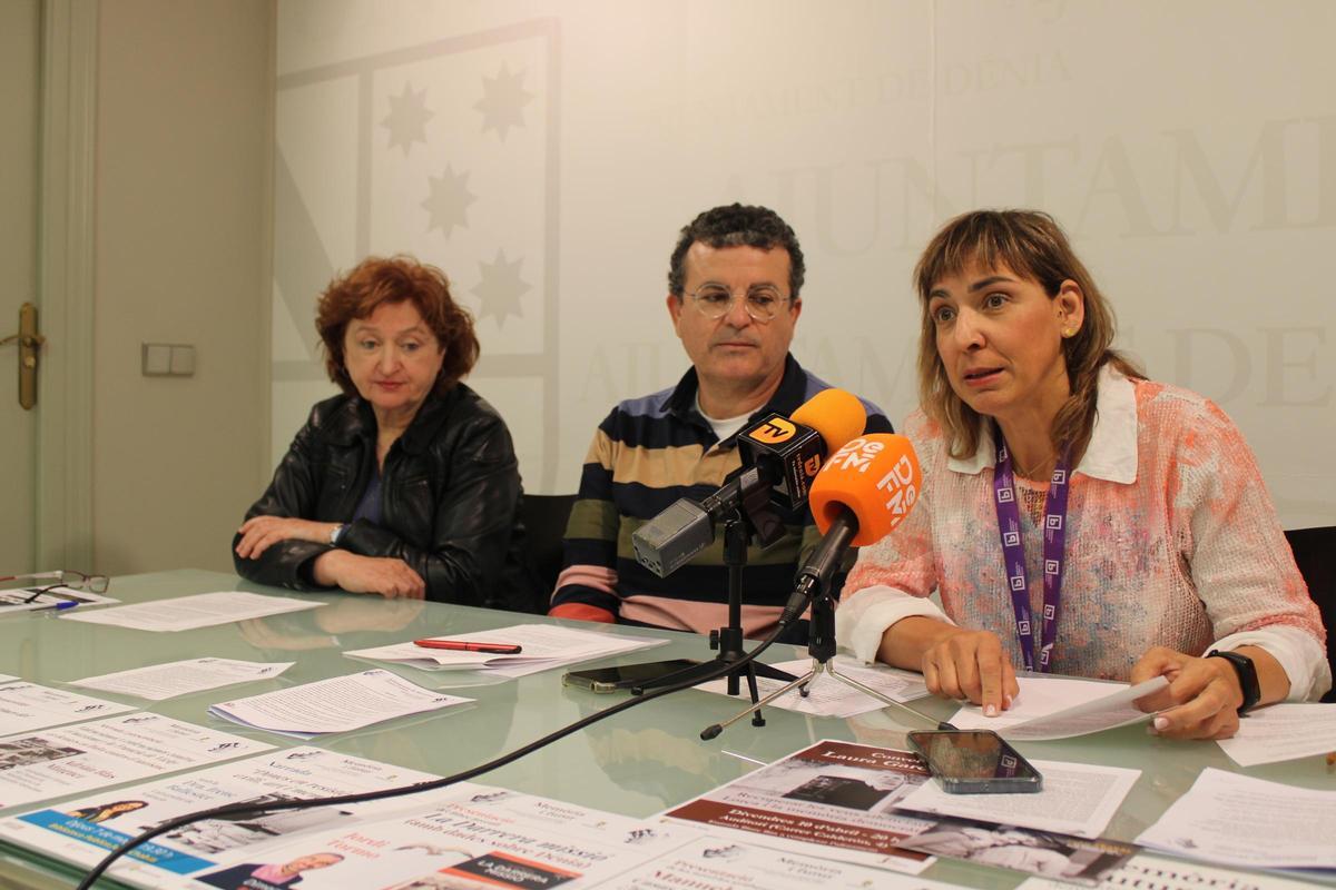 'Rueda de prensa de las jornadas de ‘Memoria y futuro’ de Dénia.