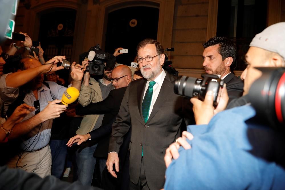 Rajoy, reunido siete horas en un restaurante