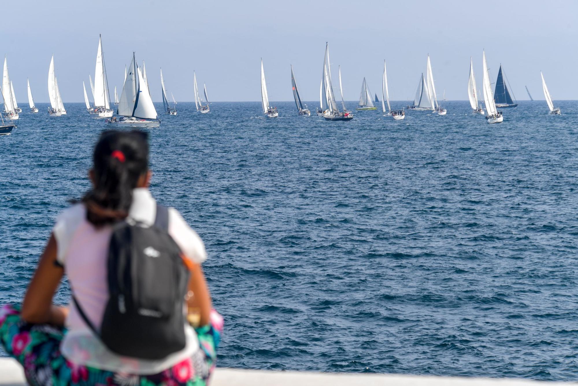 Salida de la regata ARC 2021 de Las Palmas de Gran Canaria