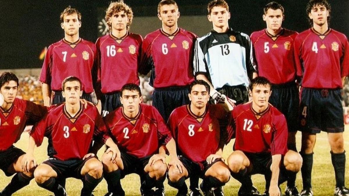 Alienación de España en uno de los partidos del Mundial sub-20 de 1999.