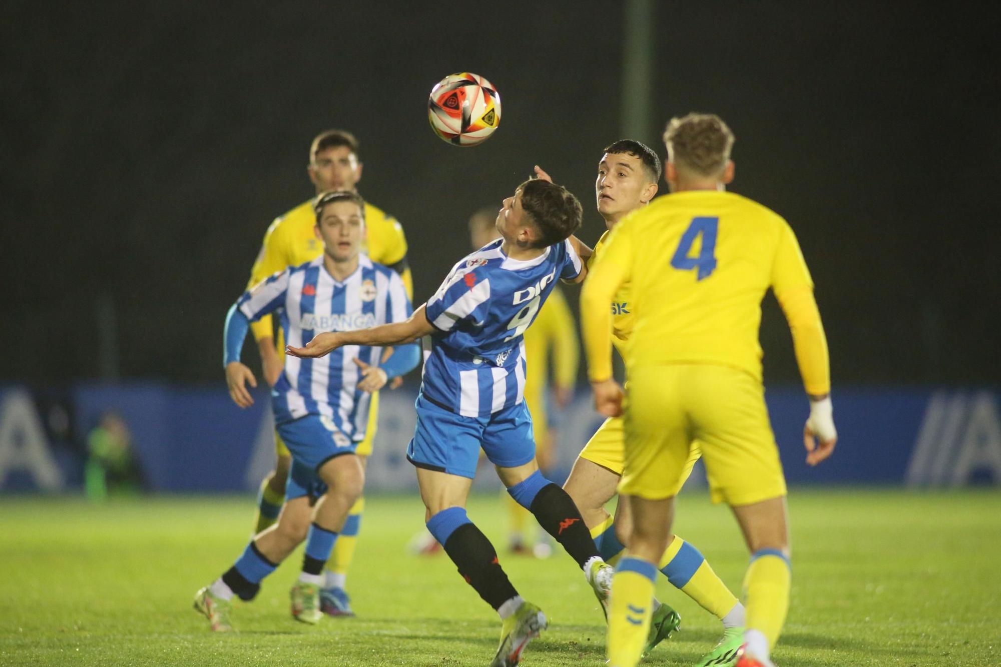 El Dépor Juvenil vence a Las Palmas y sueña con la Copa