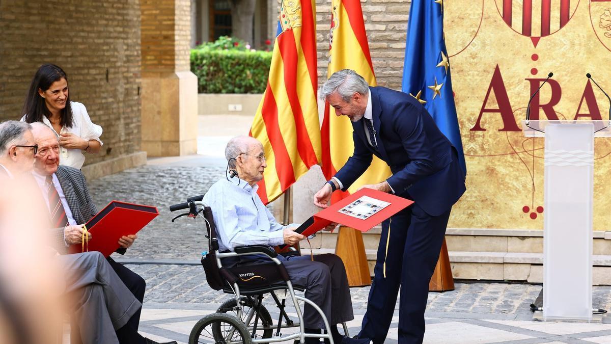 En imágenes | Inauguración de la galería de retratos de los presidentes de Aragón