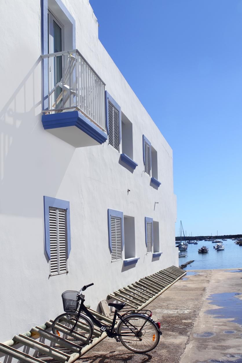 Casa blanca en Fromentera.