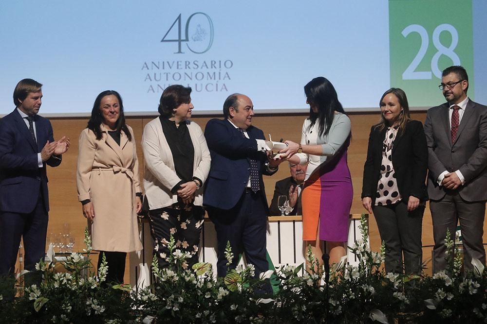 Entrega de las banderas con motivo del Día de Andalucía en Córdoba