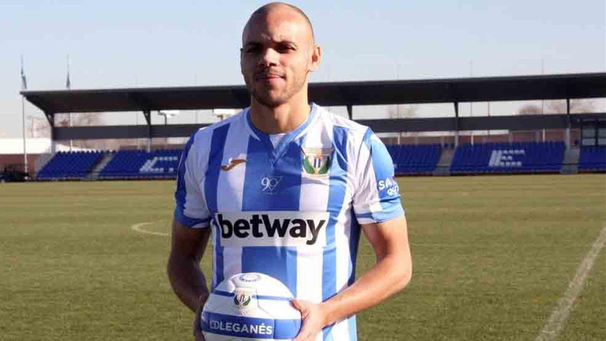 Braithwaite participa en el entrenamiento del Leganés