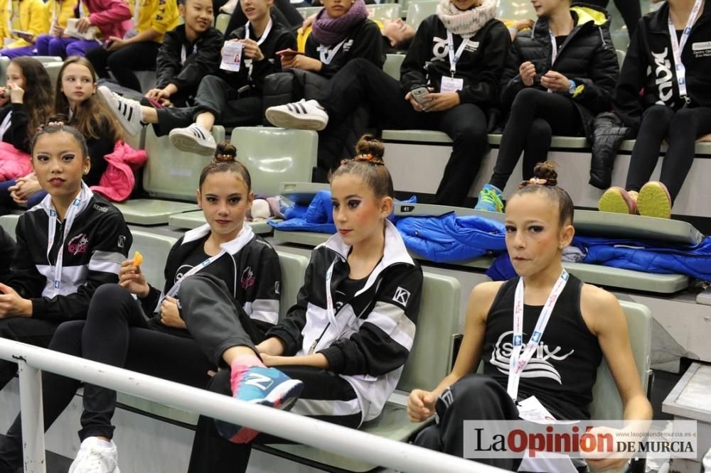 El Campeonato de España arranca en el Palacio de los Deportes con el Rítmica Pozuelo, Ruth Ritmo, Calpe, Praxis y Mabel como líderes