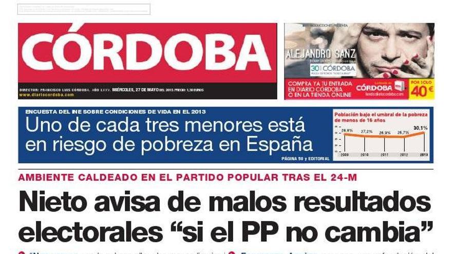 La portada de CÓRDOBA