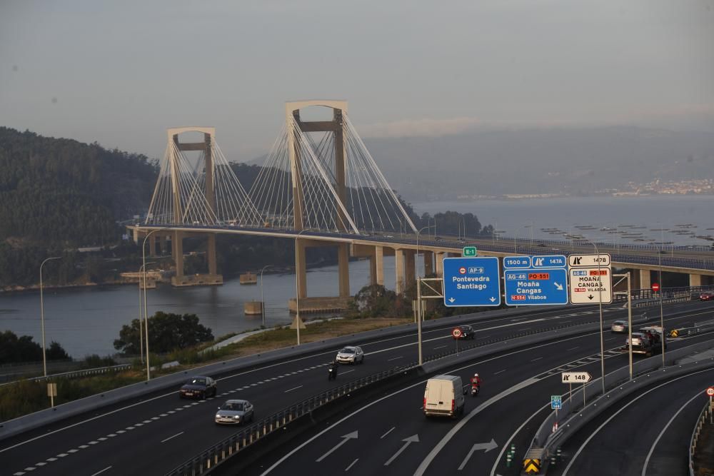 El puente de Rande, ayer // Ricardo Grobas