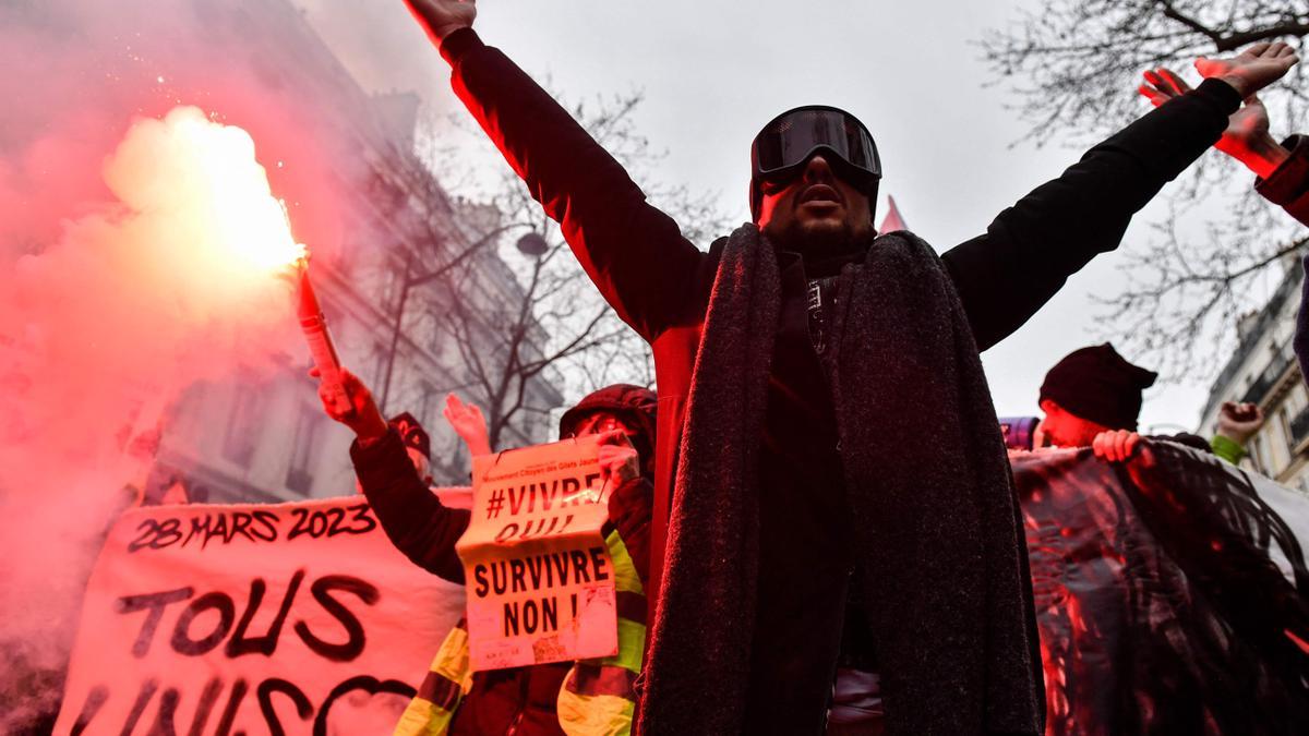 Despliege policial de máximos en Francia para la nueva jornada de protestas