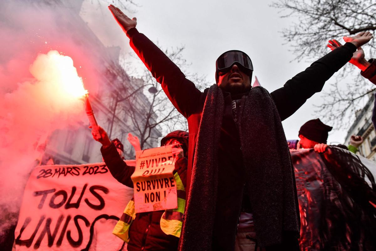 Despliege policial de máximos en Francia para la nueva jornada de protestas