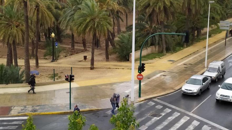 Once grados y lluvia hasta las seis de la tarde en Elche