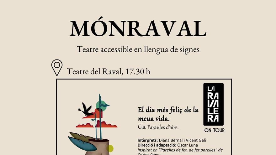 Mónraval teatro accesible en lengua de signos