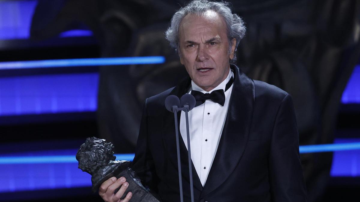 El actor José Coronado recoge el premio a Mejor actor de reparto