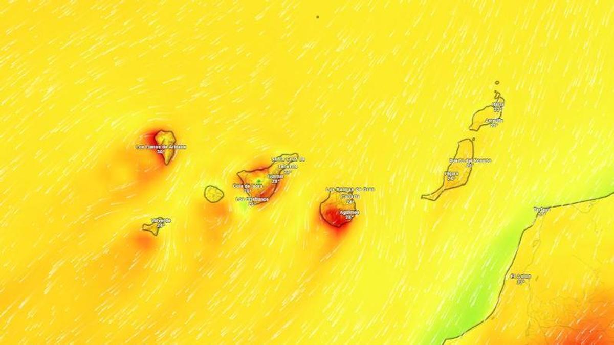 Pronóstico del tiempo de la Aemet en Canarias del 31 de julio al 10 de agosto de 2026