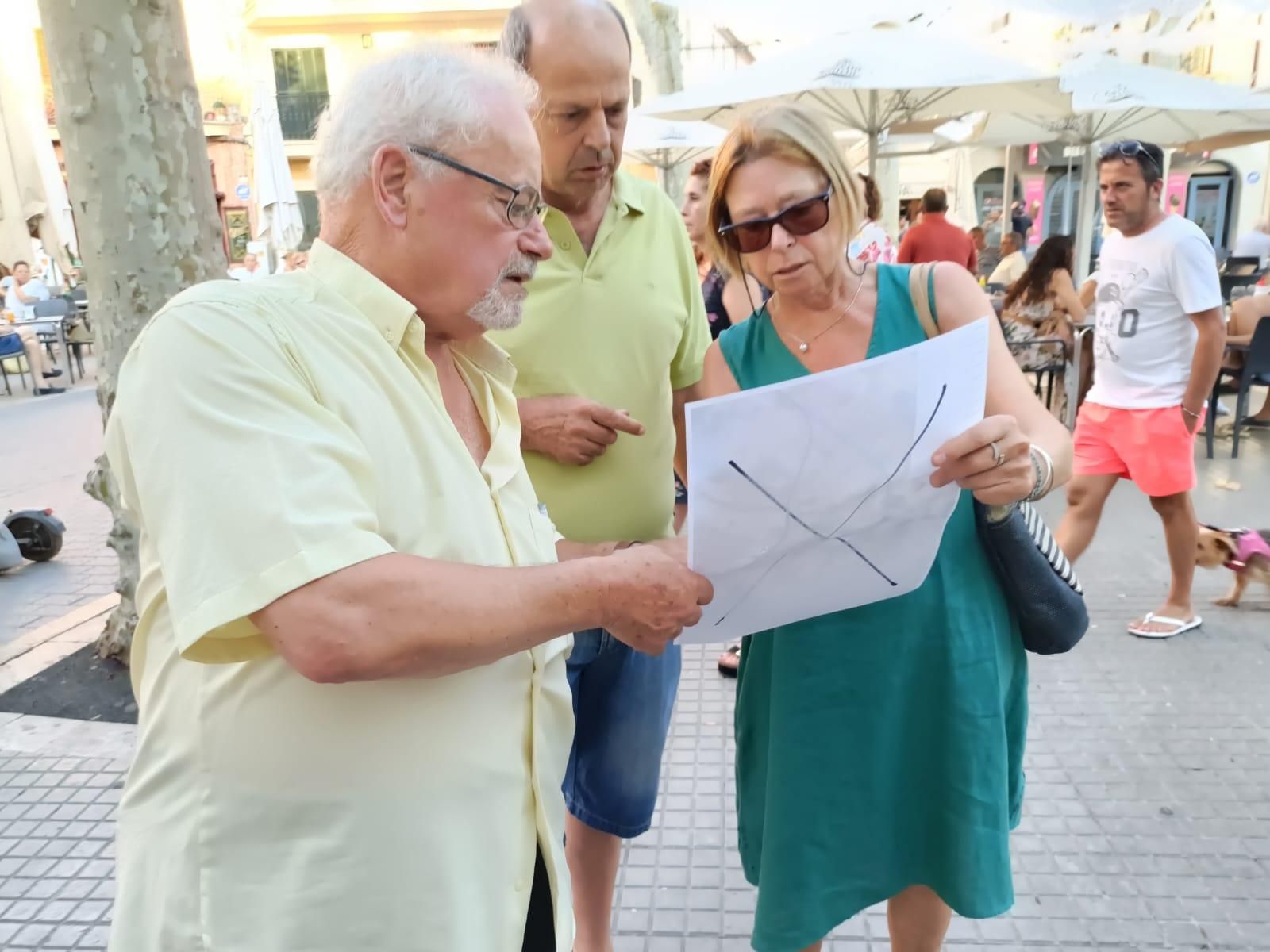 Las imágenes de la protesta de sa Pobla