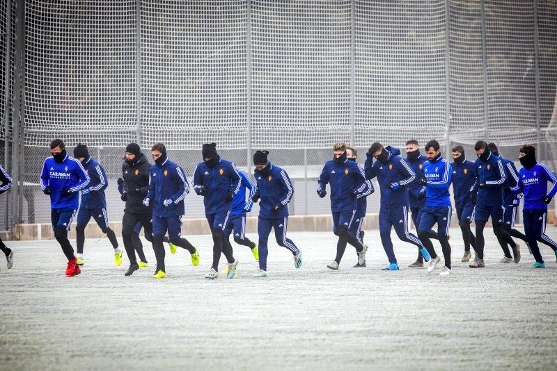 Entrenamiento del 13 de enero del Real Zaragoza