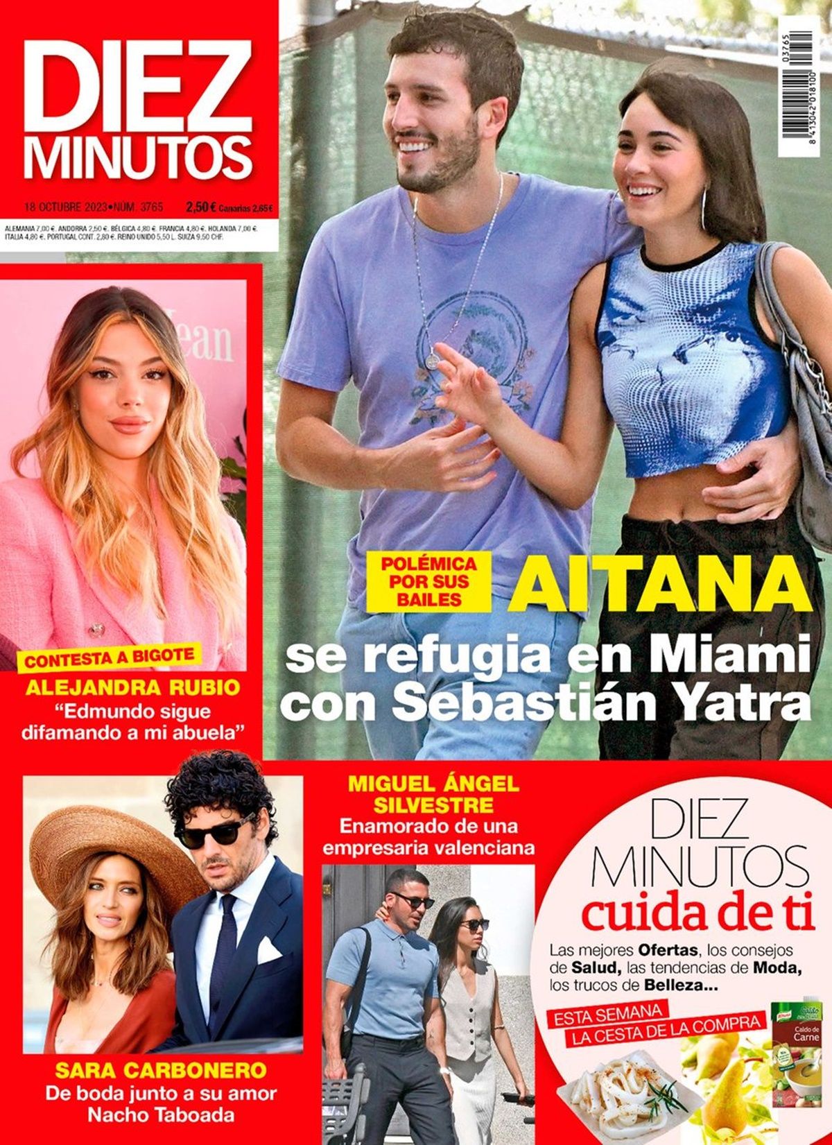 Portada de la revista diez minutos del 11 de octubre de 2023