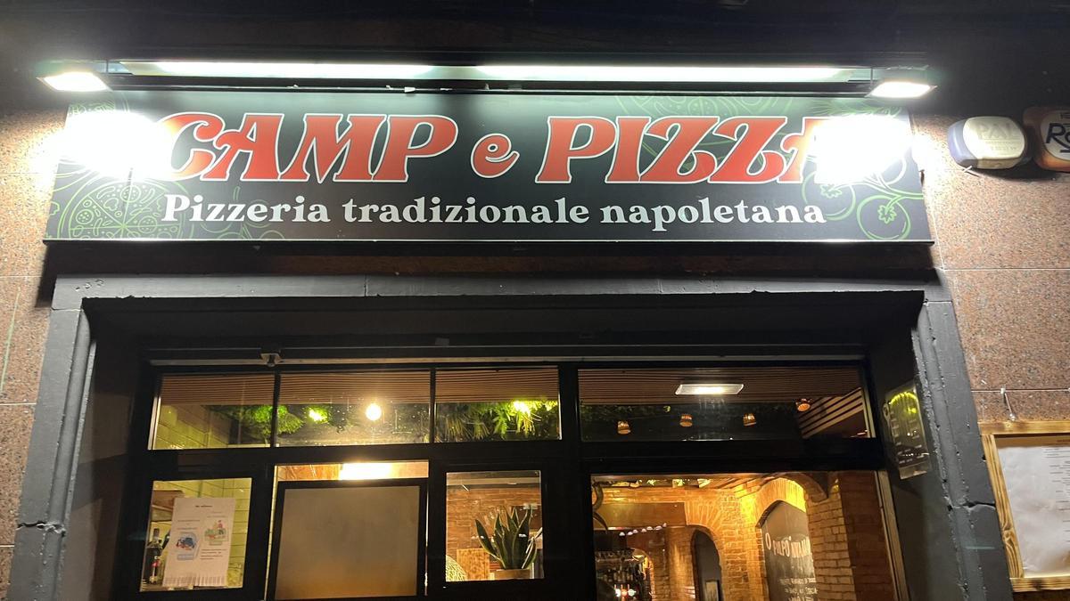 Maurizio tuvo que abrir Camp e Pizza tras el cierre de su bar