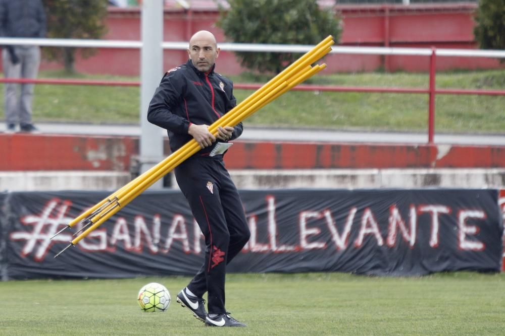 Entrenamiento del Sporting