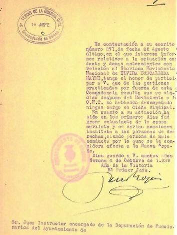 Documents sobre la represssió franquista