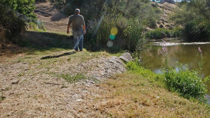 Zona en la que Carrascal vierte sus aguas al Duero.