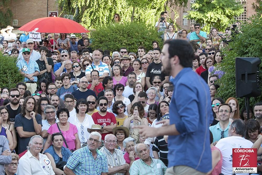 Mitin central de Unidos Podemos en Córdoba.