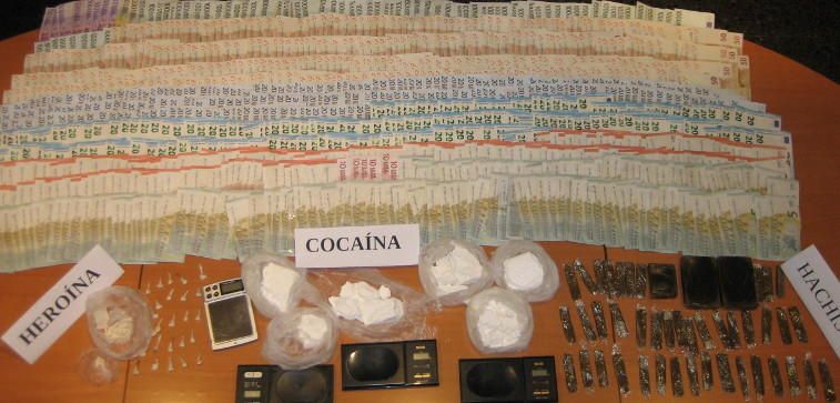 Siete detenidos y más de medio kilo de cocaína incautada en Son Banya