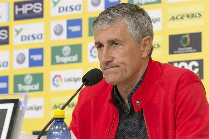 Quique Setién abandona la UD Las Palmas