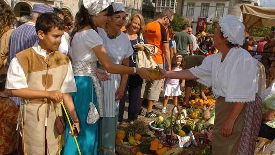 Una imagen de la Feira Franca pontevedresa.